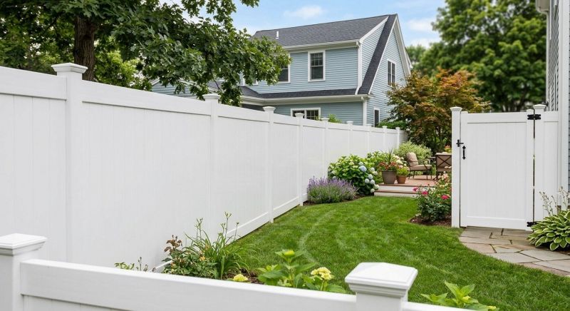 Vinyl Fence Installation project example
