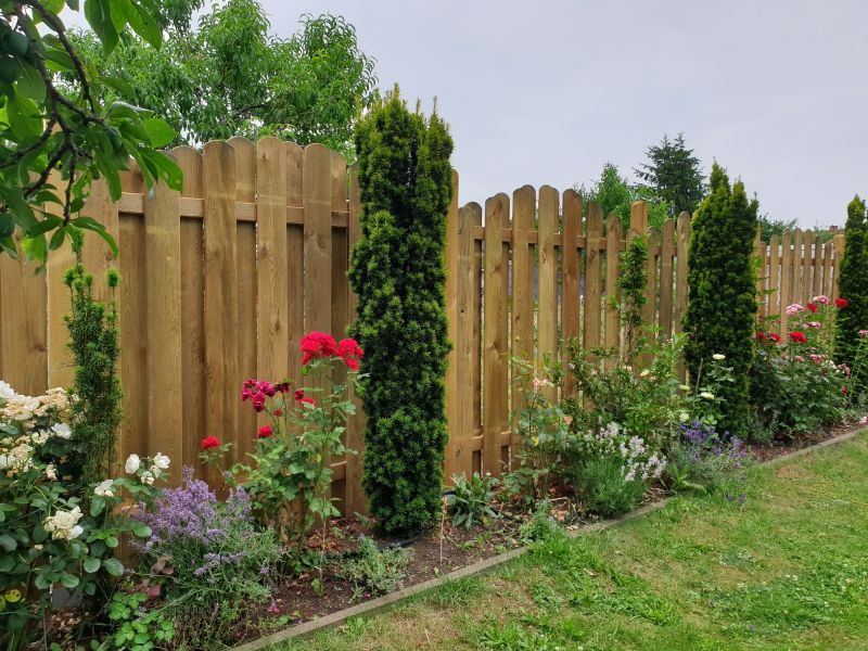 Wood Fence Installation project example